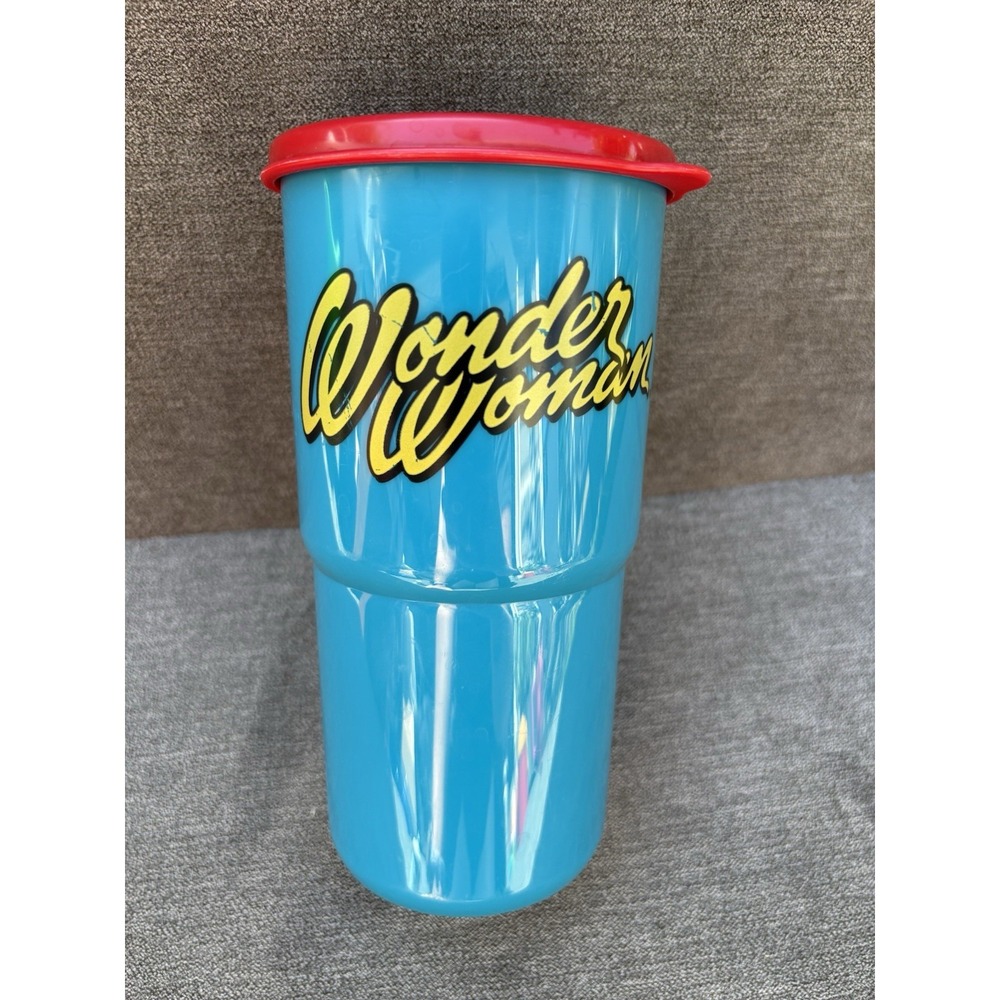 Tupperware Wonder Woman Mug ONLY w/Cap Lid 29.59oz 875ml